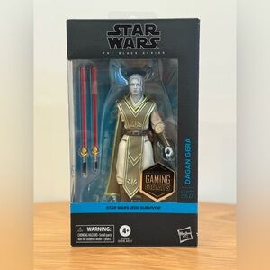 Star Wars Black Series Dagan Gera Figure, 6” — Gaming Greats collection.
